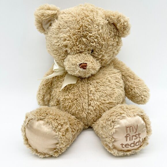 Baby Gund My First Teddy Bear Tan 15" Stuffed‎ Animal Stuffy Lovey Baby Huggable - Picture 2 of 8